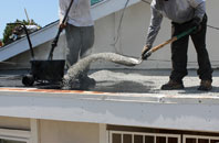 Tore flat roofing repair